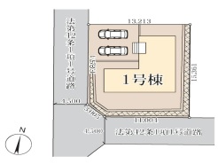 カースペースは車種により２台駐車が可能です。