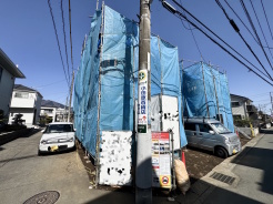 リビングを見渡すことのできるキッチン