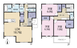 収納充実の間取り◎