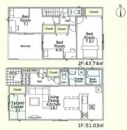 全室南側からの日差しが入り、明るい間取りとなっています◎