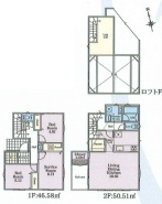 2ＬＤＫ＋Ｓ＋ロフト収納付き