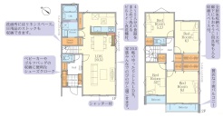 4LDK+SIC+Lin・土地面積121.26平米・建物面積108.06平米
