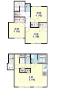 3LDK、土地面積110.07平米、建物面積86.33平米