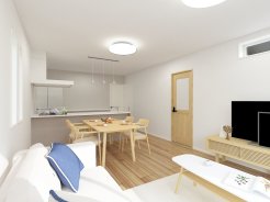 リビング部分には寒い日に便利な床暖房付き◎