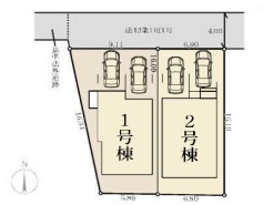 車種により2台駐車が可能なスペースがあります。