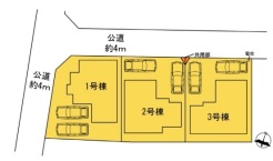 車種により2台駐車が可能なスペースがあります。