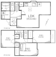 全室南向きで陽当たり良好な間取りです。