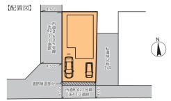 カースペースは車種により2台駐車が可能です。