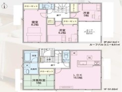 全室南向きで陽当たり良好な間取りも魅力的です。