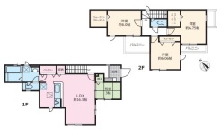 2箇所あるバルコニーは南向きで陽当たり良好◎