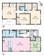 全室南側からの日差しが入るため、日中は明るい間取りです◎