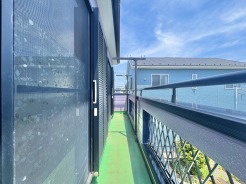 南向きで陽当たり良好なワイドバルコニ―◎晴れた日には洗濯物がよく乾きます。