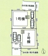 駐車スペースは並列2台