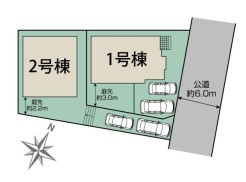 カースペースは車種により2台駐車が可能です。