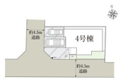 カースペース2台可能
閑静庵住宅街です。