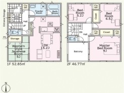 4LDK、敷地面積123.97平米、建物面積99.62平米