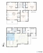 ファミリータイプ４LDK
カースペース2台可能
南向きで陽当たり両区尾