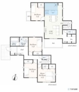 ファミリータイプ4LDK
カースペース2台可能
閑静な住宅街