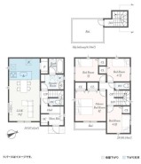 注文住宅（50年以上）で培ったプラン設計を建売分譲住宅に活かした『デザイナーズ住宅』
お客様の声を集めた間取で、収納が多いです。