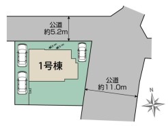 駐車スペース3台可能（小型車1台）
