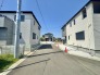 2号棟 北・西・南の3方角地のため開放感ある立地です。陽当たり・通風ともに良好ですね。