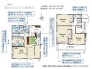 4号棟 1階リビングにマルチスキップの畳コーナーがあります。
リビング20帖超あり、開放感があります。
