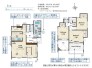 リビングを22帖超とり、リビング広さを主とした間取りです。
2階バルコニーは、インナーバルコニーもついています。