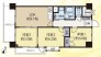 3LDKの南西向き2階部分角住戸。