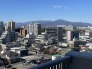 天気の良い日の丹沢山系の眺望