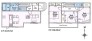 2号棟 全室南向きのため、日中は明るくあたたかい間取りです。