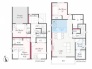 1号棟 4LDK＋WIC、土地面積100.04平米、建物面積98.33平米