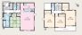 1号棟 全居室南向きで陽当たり良好な間取りです。