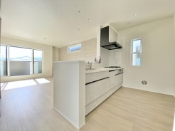 シンプルで使いやすいキッチン