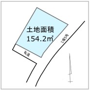土地面積：154.2平米