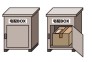 【宅配ボックス】
居住者の替わりに荷物を受け取ってくれるロッカー型設備です。宅配ボックスがあれば再配達依頼のわずらわしさや在宅時間の制約から開放されるため、ネットショッピング時代のヒット商品です♪
