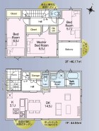 カースペース2台可能
ファミリータイプの3LDK
インナーバルコニー付き