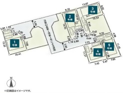 カースペース2台可能
ファミリータイプの4LDK
閑静な住宅街