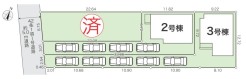 駐車スペースは車種により4台駐車が可能です。