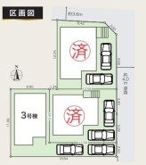 駐車スペースは車種により2台駐車が可能です。