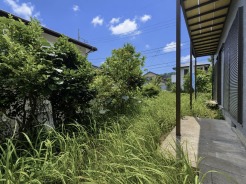 青々としたお空がとても気持ち良いですね。南側には広々とした南庭付きになります。簡易的なBBQやガーデニングなども良いですね。