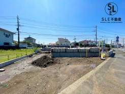 【駐車2台可】南向きで陽当たり良好なバルコニーが魅力的な4LDK新築戸建