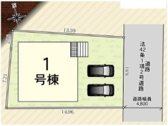 駐車スペースは車種により2台駐車が可能です。