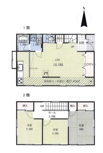 1500万円、3LDK、土地面積99.91m2、建物面積72.85m2 3LDK
土地面積：99.91m2　
建物面積：72.85m2